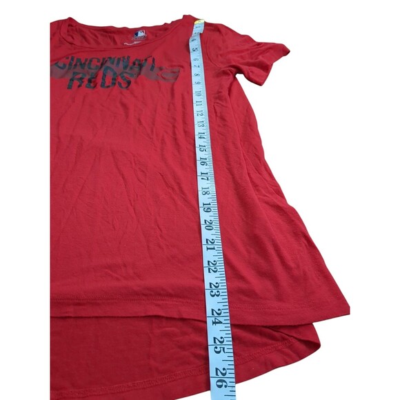 Authentic Women's MLB Cincinnati Reds Shirt Small - Picture 4 of 8